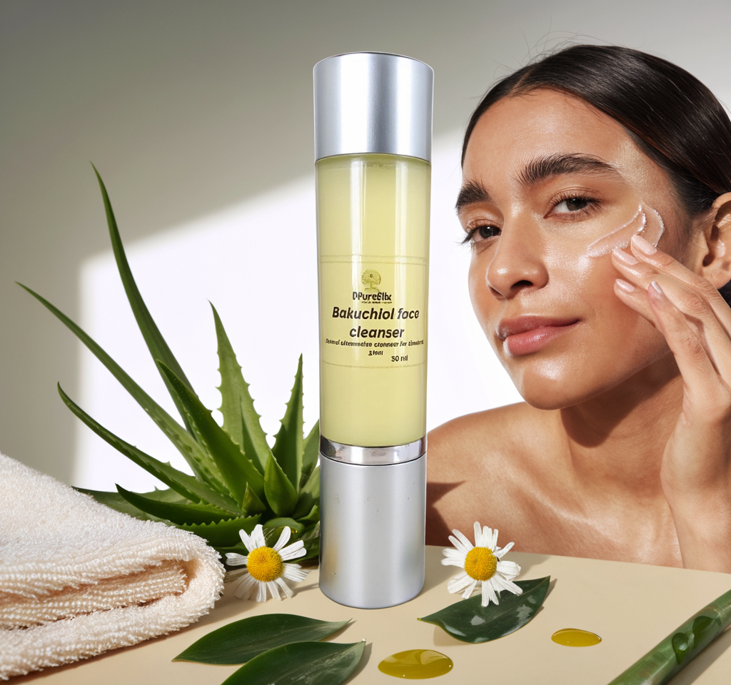 Bakuchiol face cleanser -Retinol alternative cleanser for timeless glow 4 oz
