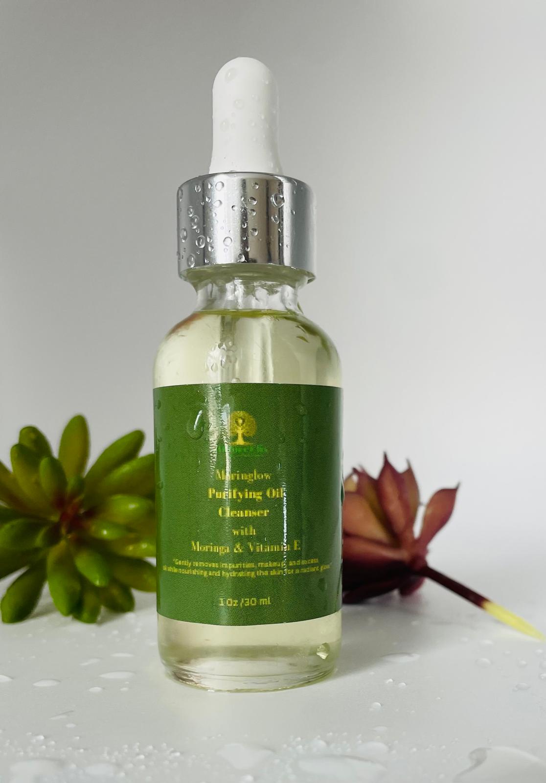 Moringlow :Nourishing Oil cleanser with superfood Moringa & vitamin E