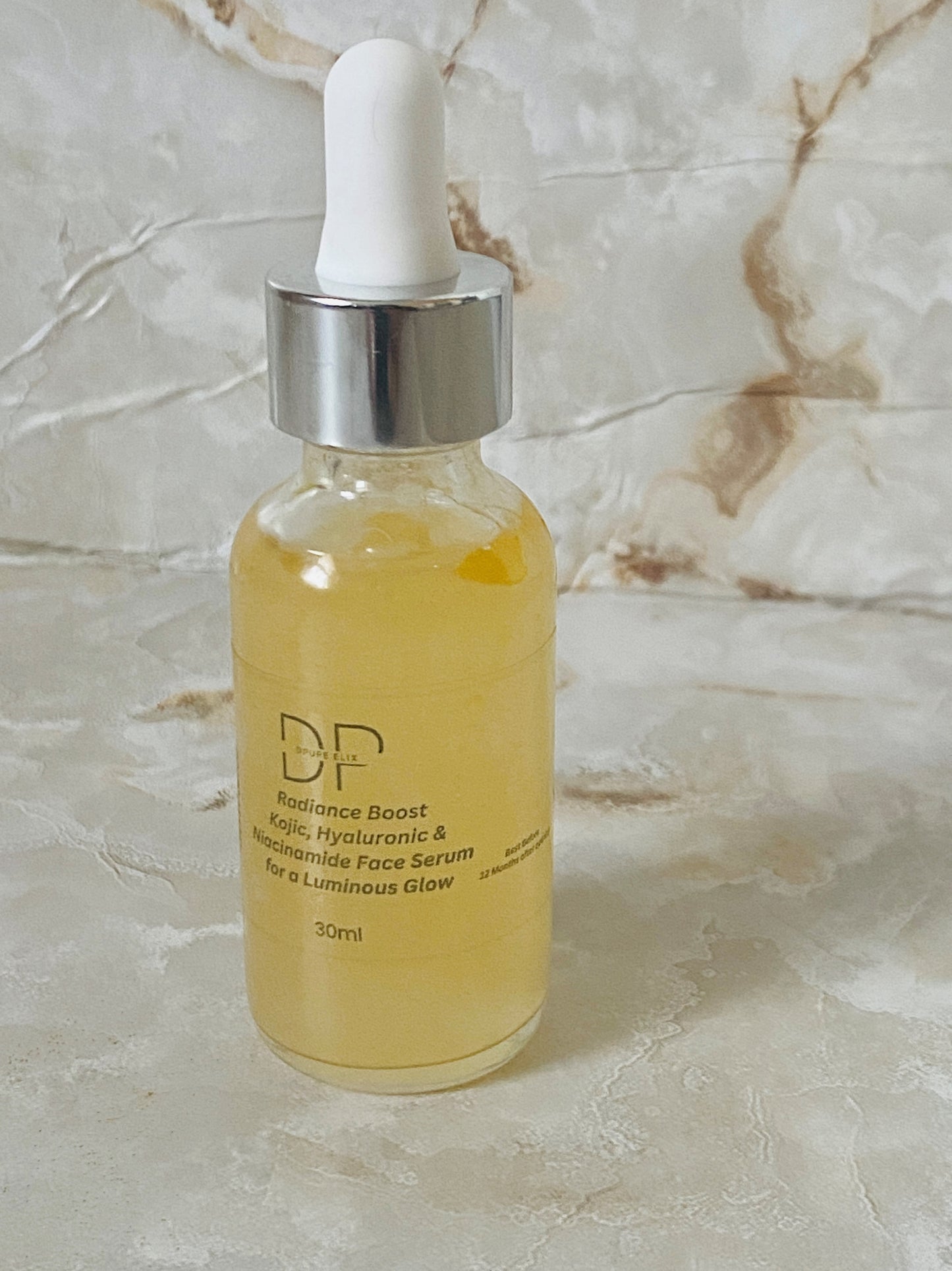 Radiance Boost  Kojic, Hyaluronic & Niacinamide Face Serum for a Luminous Glow