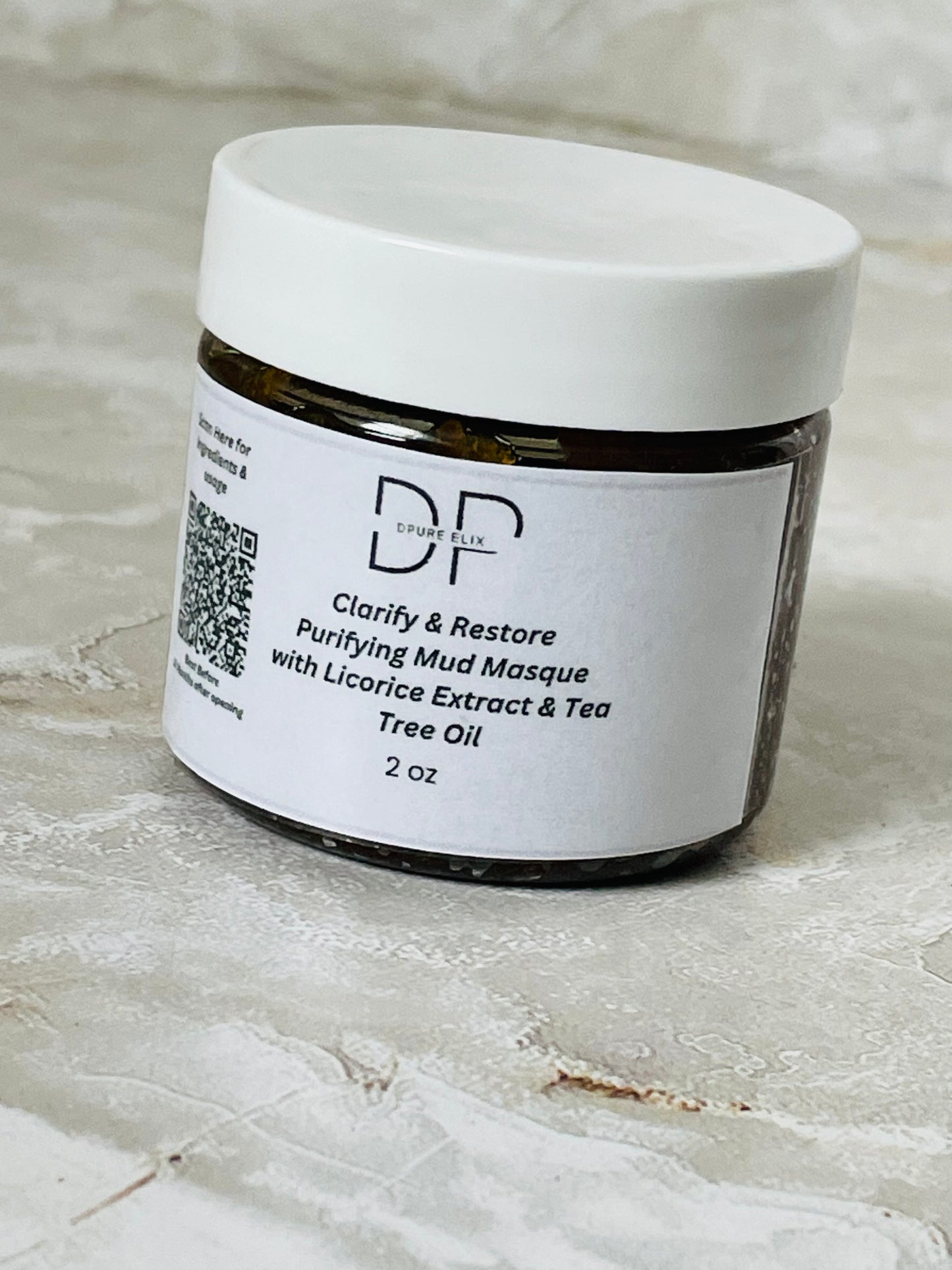 Clarify & Restore: Purifying Mud Masque with Licorice Extract & Tea Tree Oil