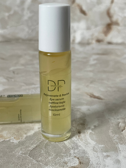 Rejuvenate & Revive Eye Serum: Caffeine, Kojic Acid, Hyaluronic & Niacinamide