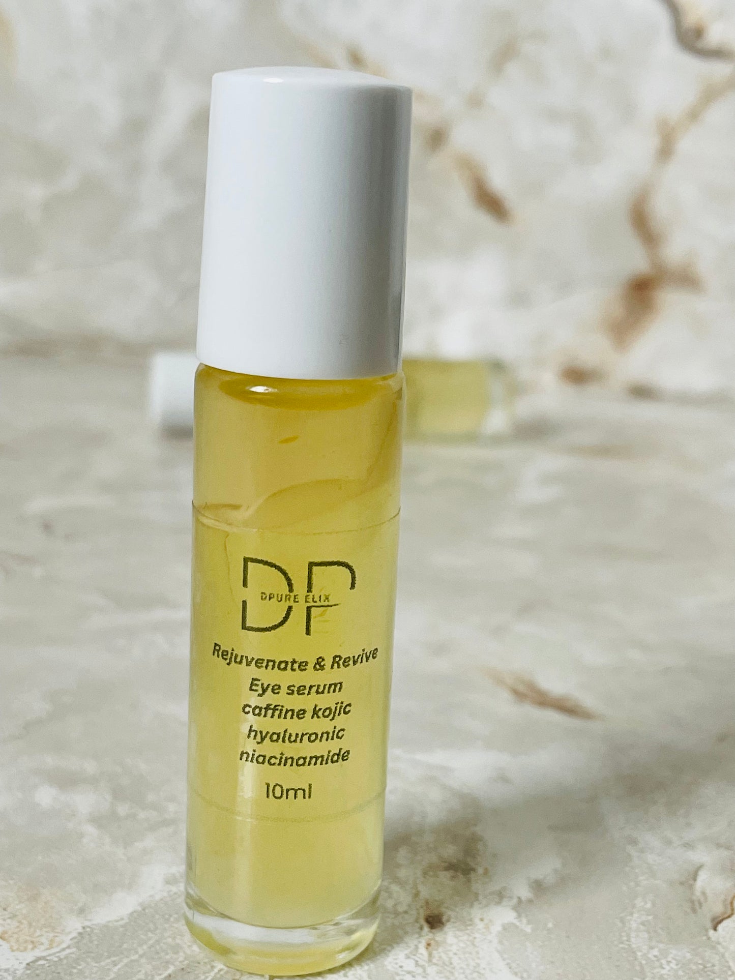 Rejuvenate & Revive Eye Serum: Caffeine, Kojic Acid, Hyaluronic & Niacinamide