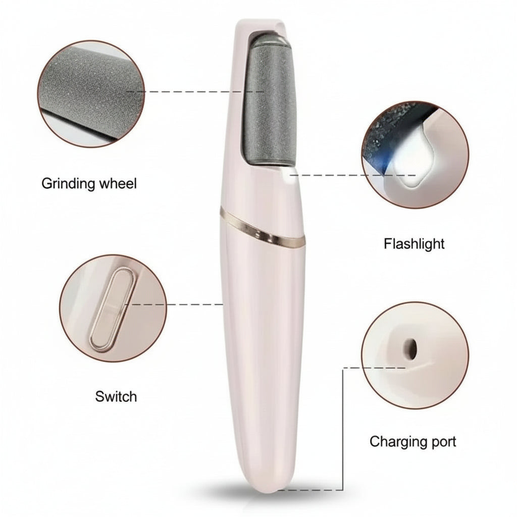 Electric Foot Callus Remover – Rechargeable Automatic Pedicure Grinder for Smooth, Soft, Healthy Feet