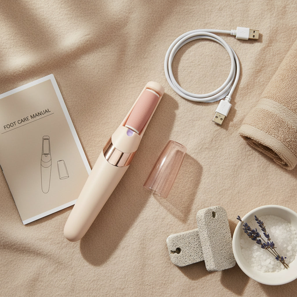 Electric Foot Callus Remover – Rechargeable Automatic Pedicure Grinder for Smooth, Soft, Healthy Feet