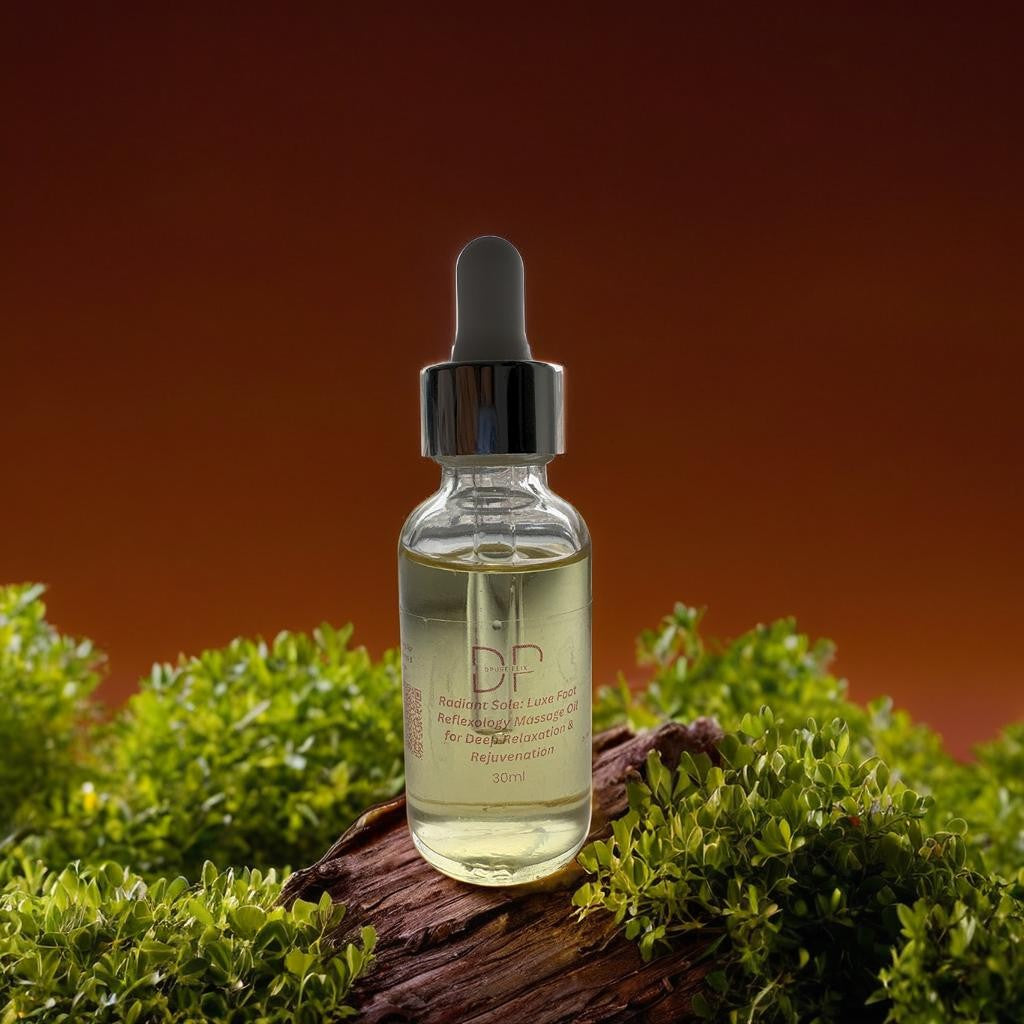 Radiant Sole: Luxe Foot Reflexology Massage Oil for Deep Relaxation & Rejuvenation