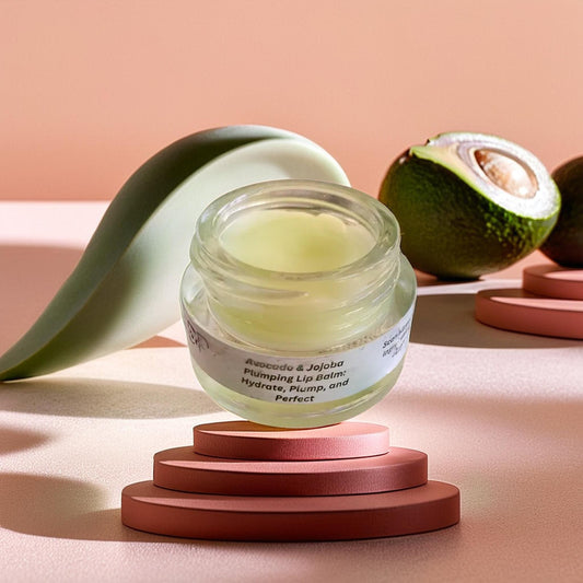 Avocado & Jojoba Plumping Lip Balm: Hydrate, Plump, and Perfect