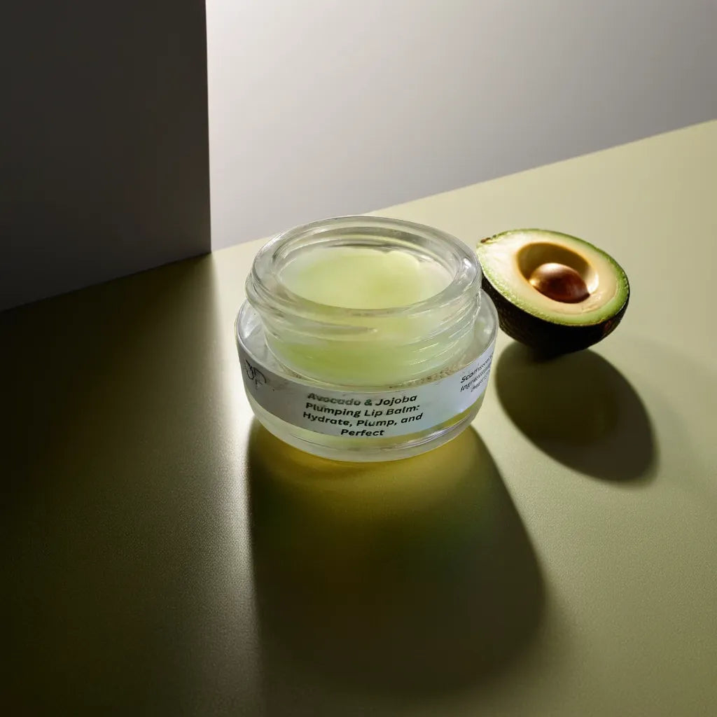 Avocado & Jojoba Plumping Lip Balm: Hydrate, Plump, and Perfect