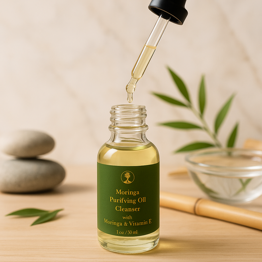 Moringlow :Nourishing Oil cleanser with superfood Moringa & vitamin E