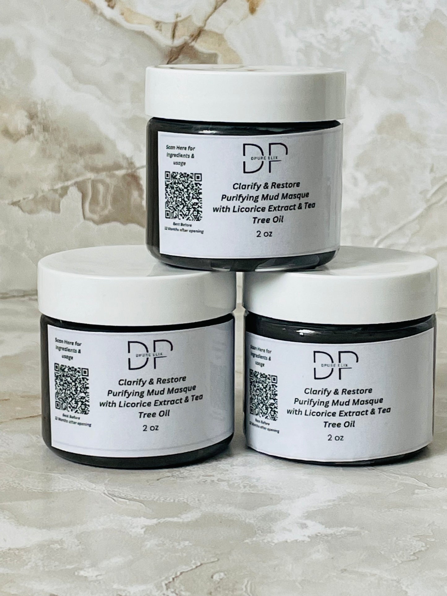 Clarify & Restore: Purifying Mud Masque with Licorice Extract & Tea Tree Oil